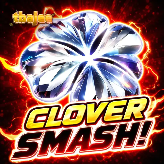 Clover Smash স্লট গেমের ইন্টারফেস এবং ডায়মন্ড ক্লোভার ভিজ্যুয়াল